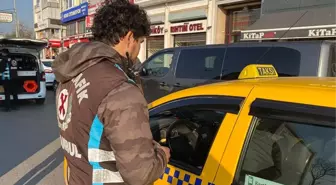 Kadıköy'de denetime takılan taksi sürücüsünden ilginç savunma: Telefon değil ki bu çay