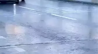 Direksiyon sınavını geçemeyince ehliyetsiz araç kullanıp drift attı