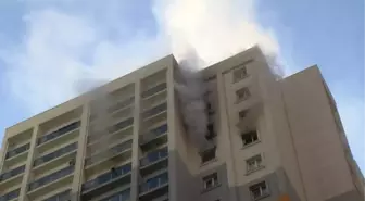 Esenyurt'ta 25 katlı binanın 18. katında yangın
