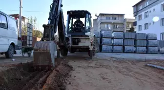 Germencik Belediyesi'nin Sanayi Sitesindeki Üstyapı Çalışmaları Sürüyor
