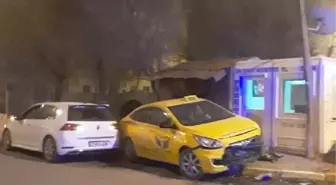Iğdır'da 2 kişinin yaralandığı kaza kamerada