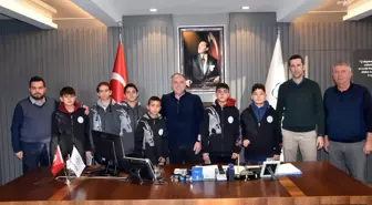 Germencik Belediye Başkanı Öndeş Sporcuları Makamında Ağırladı