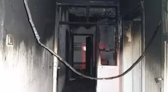 Adıyaman'da tek katlı ev yandı