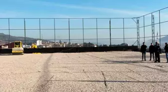 En büyük sentetik halı saha Bayırköy'de