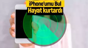 iPhone'umu Bul uygulaması bir kadının hayatını kurtardı!