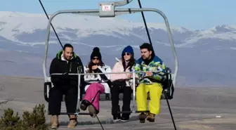 Cıbıltepe Kayak Merkezi'nde kayaksız yılbaşı