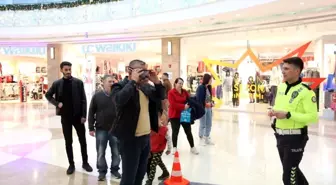 Osmaniye'de alkol gözlüğü takıp penaltı atarak trafik eğitimi aldılar