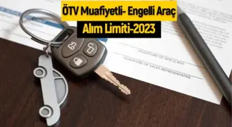 Resmi Gazete'de yayınlandı! ÖTV muafiyetli/ Engelli araç limiti- 2023