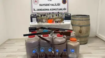 Sahte içki üretilen eve operasyon