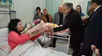 Bursa'da yeni yılın ilk bebeği dünyaya geldi