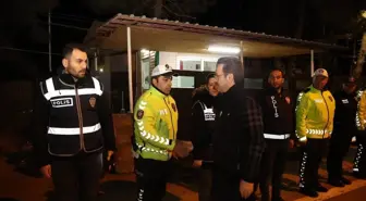 Giresun Valisi Ünlü görev başındaki personeli ziyaret etti