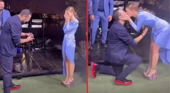 Ünlü oyuncu Bestemsu Özdemir'in beklediği oldu! Sevgilisi herkesin önünde diz çöküp evlilik teklifi etti
