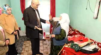 Kaymakam Aydın'dan yaşlı ve hastalara ziyaret