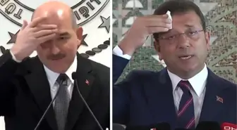 Bakan Soylu, basın toplantısında İmamoğlu'nun terlemesiyle dalga geçti