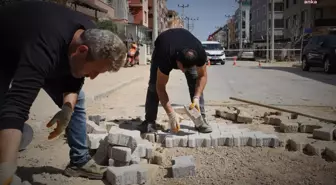 Ödemiş'te Kilit Parke Taş Çalışmaları 2022'de de Devam Etti