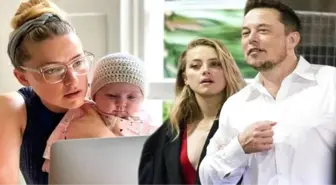 Amber Heard... ŞOK İDDİA!.. BEBEĞİNİN BABASI ELON MASK MI?