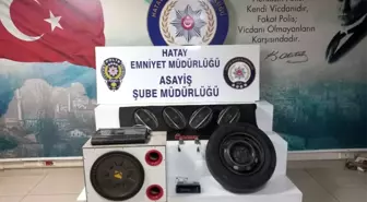 Hatay'da araçtan ses sistemi çalan şüpheli yakalandı