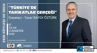 Saygı Öztürk, 'Türkiye'de Tarikatlar Gerçeği' Söyleşisiyle Kadıköy'de