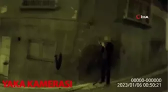 Kablo hırsızı bekçilere böyle yakalandı