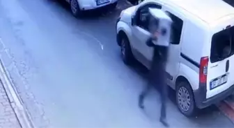 Ümraniye'de kombi hırsızlığı kamerada