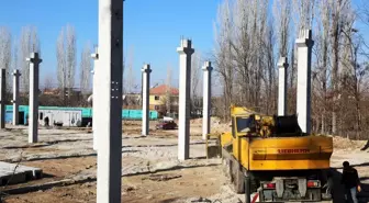 Battalgazi'de yapımı süren Tekstilkent'in bu yıl tamamlanması hedefleniyor