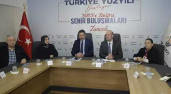 AK Parti'li İleri, Tunceli'de '2023'e Doğru Şehir Buluşmaları' programında konuştu