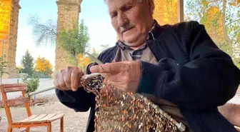 Aspendos Antik Kenti'nin su kemerleri yanında 63 yıldır geçimini meyve suyu satarak sağlıyor