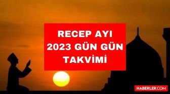 2023 Receb ayı gün gün takvimi! 2023 Receb-i Şerif ayı ne zaman başlıyor, ne zaman bitecek? Recep ayı günleri ve geceleri! Bugün Receb'in kaçı?