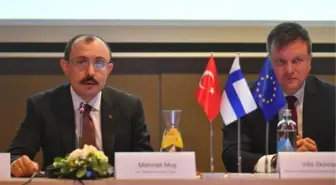 Bakan Muş, Finlandiya-Türkiye İş Dünyası Toplantısı'na katıldı