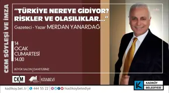 Merdan Yanardağ, 'Türkiye Nereye Gidiyor? Riskler ve Olasılıklar' Söyleşisiyle Kadıköy'de