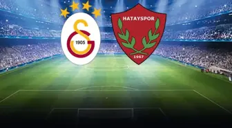 Galatasaray Hatayspor maç kadrosu ilk 11'ler! GS Hatay maçı ilk 11'ler kimler var? Galatasaray ilk 11!