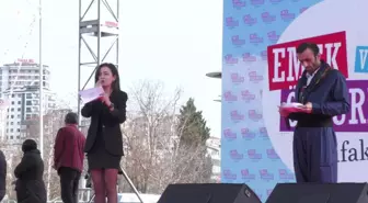 Emek ve Özgürlük İttifakı Mitingi... Töp Sözcüsü Gözen: 'Milyonlarca İnsanın İradesi Olan Hdp'yi Kapatacakmış.