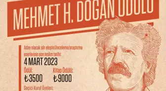 Mehmet H. Doğan Ödülü'ne başvurular başladı