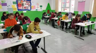 Adıyaman Doğa Koleji'nin bursluluk sınavına yoğun ilgi