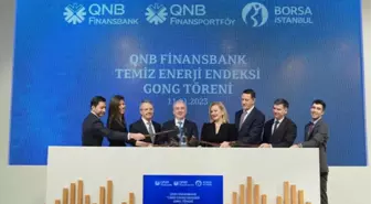 BORSA İSTANBUL'DA GONG QNB FİNANSBANK TEMİZ ENERJİ ENDEKSİ İÇİN ÇALDI