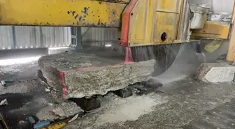 Edirne'de çıkarılan küfeki taşı anıt eserlerin restorasyonunda kullanılıyor