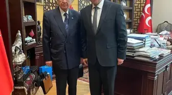 Belediye Başkanı Vidinlioğlu'dan MHP Genel Başkanı Devlet Bahçeli'ye ziyaret