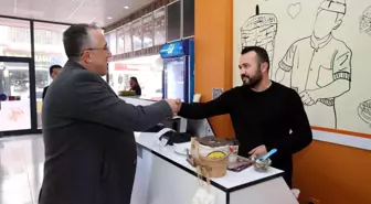 Belediye Başkanından esnaflara 'Hayırlı olsun' ziyareti