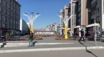 Soğuğu türkülere konu olan Erzurum'da bahardan kalma günler yaşanıyor