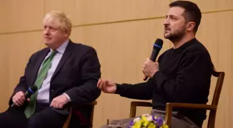 Eski İngiltere Başbakanı Johnson, Zelenskiy ile bir araya geldi