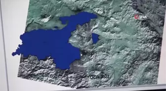 Van Gölü Havzası'ndaki kuraklık uydu görüntülerine yansıdı