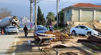 Yalova Esenköy'de cip ile otomobil çarpıştı