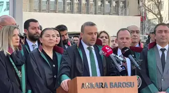 Ankara Barosu'ndan anlamlı yürüyüş