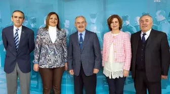 Komşu Kentlerin Vekillerinden Yılmaz Büyükerşen'e Ziyaret