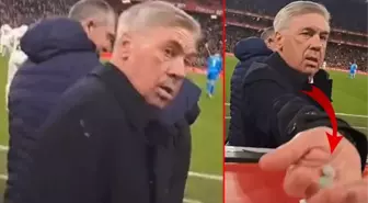 Önce şaşırdı sonra elindekileri uzattı! Ancelotti'den rakip taraftara görülmemiş ikram