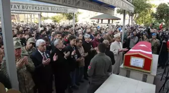 Kaza şehidi uzman çavuş Muammer Ay, Hatay'da son yolcuğuna uğurlandı