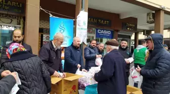 Balıkesir'de 24 bin paket kandil simidi dağıtıldı