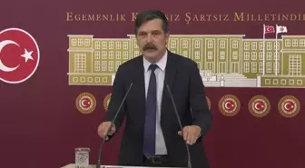 Erkan Baş, TBMM'de; 36 Gündür Grevdeki Kartonsan İşçilerinin Grev Gözcüsü Önlüğünü Giydi, İşçilerle Birlikte Onların Açıklamalarını Okudu: 'Hakkımızı...