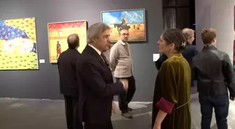 Cumhurbaşkanlığı Sözcüsü İbrahim Kalın, AKM'deki sergiye katıldı