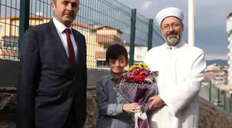 Diyanet İşleri Başkanı Erbaş, Tokat'ta Molla Hüsrev Kur'an Kursu'nu ziyaret etti